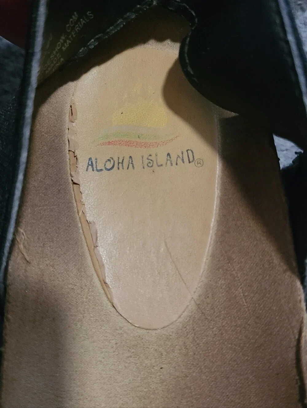 Aloha Island Espadrille Platform Sandals sz 9